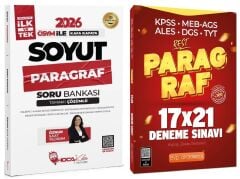 Hoca Kafası + EVP 2026 KPSS TYT ALES DGS Soyut Paragraf Soru Bankası + 21 REST Deneme 2 li Set - Öznur Saat Yıldırım Hoca Kafası + EVP Akademi Yayınları