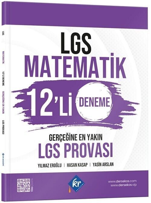 KR Akademi LGS Matematik 12 li Deneme Gerçeğine En Yakın LGS Provası