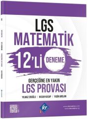 KR Akademi LGS Matematik 12 li Deneme Gerçeğine En Yakın LGS Provası