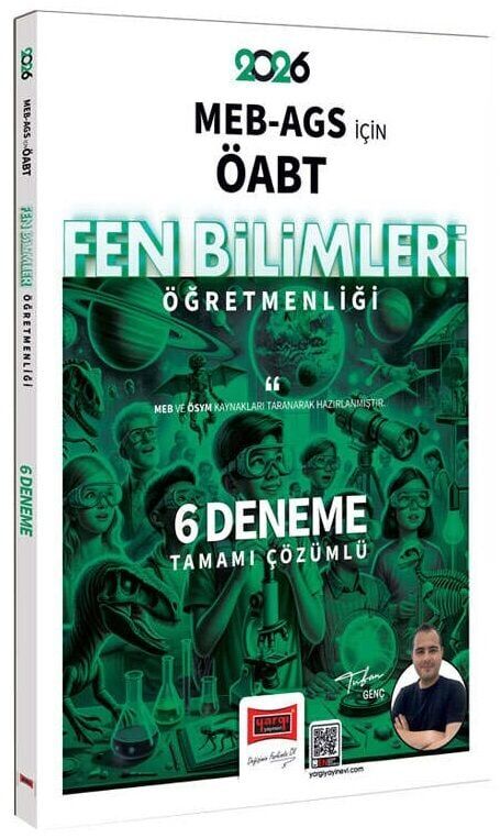Yargı 2026 ÖABT MEB-AGS Fen Bilimleri Öğretmenliği 6 Deneme Çözümlü - Tufan Genç Yargı Yayınları