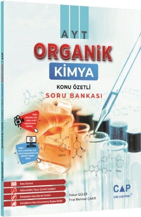 Çap Yayınları YKS AYT Organik Kimya Konu Özetli Soru Bankası Çap Yayınları