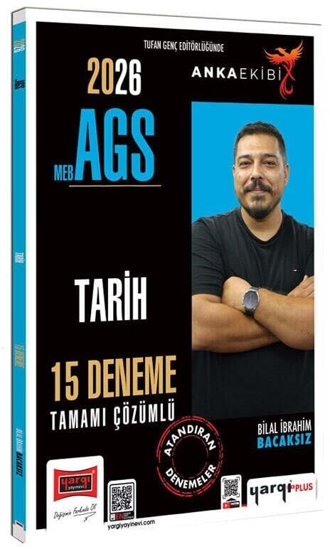 Yargı Yayınları 2026 MEB AGS Anka Ekibi Tarih Tamamı Çözümlü 15 Deneme