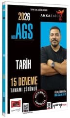 Yargı 2026 MEB-AGS Tarih 15 Deneme Anka Ekibi Çözümlü - Bilal Bacaksız Yargı Yayınları