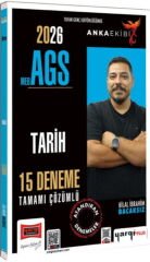 Yargı Yayınları 2026 MEB AGS Anka Ekibi Tarih Tamamı Çözümlü 15 Deneme