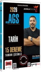 Yargı Yayınları 2026 MEB AGS Anka Ekibi Tarih Tamamı Çözümlü 15 Deneme