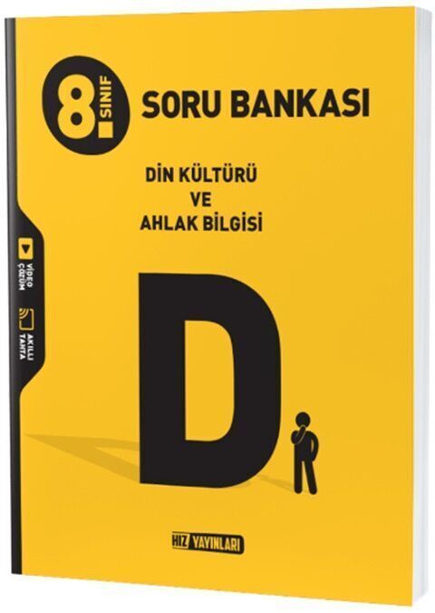 Hız Yayınları 8. Sınıf LGS Din Kültürü ve Ahlak Bilgisi Soru Bankası