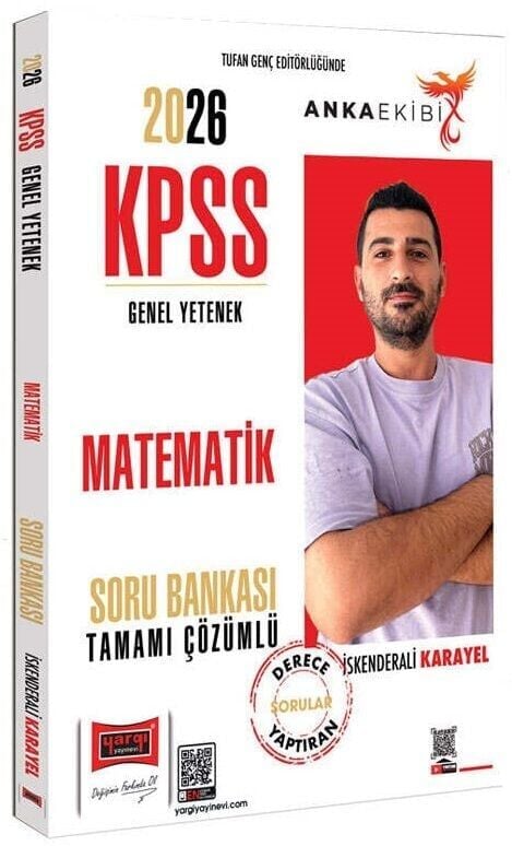 Yargı Yayınları 2026 KPSS Anka Ekibi Genel Yetenek Tamamı Çözümlü Matematik Soru Bankası
