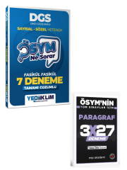 Yediiklim 2027 DGS Sayısal Sözel Yetenek ÖSYM Ne Sorar Tamamı Çözümlü Fasikül 7 Deneme+ EVP Akademi Paragraf