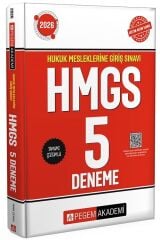 Pegem 2026 HMGS 5 Deneme Çözümlü Pegem Akademi Yayınları
