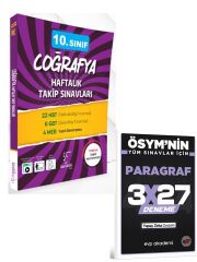 Karekök 2027 10. Sınıf Coğrafya Haftalık Takip Sınavları+Karekök Yayınları 10. Sınıf Coğrafya Haftalık Takip Sınavları