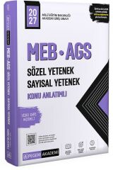 Pegem 2027 MEB-AGS Sözel-Sayısal Yetenek Konu Anlatımlı Pegem Akademi Yayınları