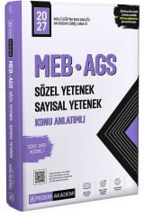 Pegem 2027 MEB-AGS Sözel-Sayısal Yetenek Konu Anlatımlı Pegem Akademi Yayınları