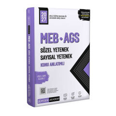 Pegem 2027 MEB-AGS Sözel-Sayısal Yetenek Konu Anlatımlı Pegem Akademi Yayınları