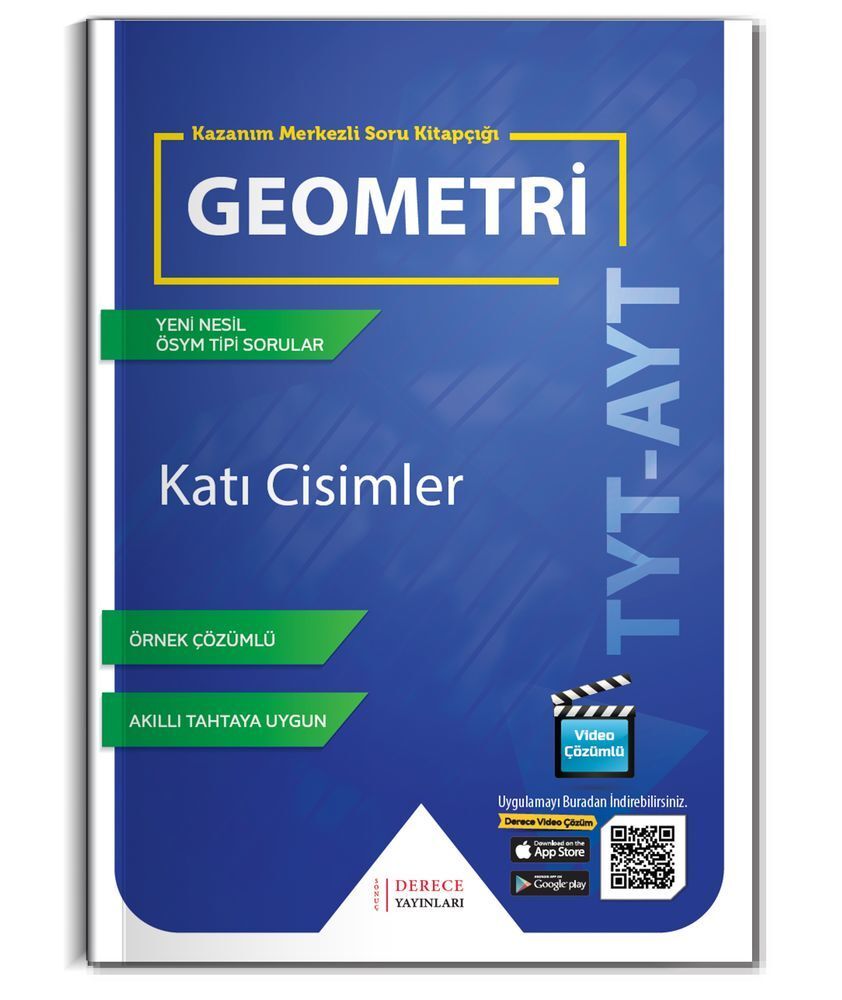 Derece Yayınları TYT AYT Katı Cisimler