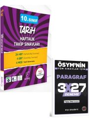 Karekök 2027 10. Sınıf Tarih Haftalık Takip Sınavları+EVP Akademi 3x27 Paragraf Deneme