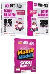 YENİ AGS SİSTEMİ - İndeks Akademi 2026 MEB-AGS Eğitim Bilimleri Video Ders Notları + Maarif Modeli Soru Bankası 3 lü Set - Zeynep Salman İçli İndeks Akademi Yayıncılık