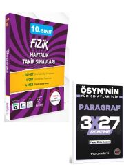 Karekök 2027 10. Sınıf Fizik Haftalık Takip Sınavları+EVP Akademi 3x27 Paragraf Deneme