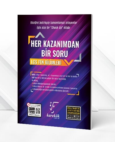 Karekök Yayınları 8. Sınıf LGS Fen Bilimleri Her Kazanımdan Bir Soru