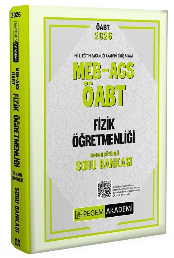 Pegem 2026 ÖABT MEB-AGS Fizik Öğretmenliği Soru Bankası Çözümlü Pegem Akademi Yayınları