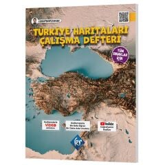 KR Akademi Coğrafyanın Kodları Türkiye Haritaları Çalışma Defteri Tüm Sınavlar İçin