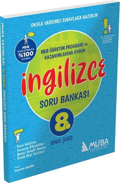 Muba Yayınları LGS 8. Sınıf İngilizce Soru Bankası