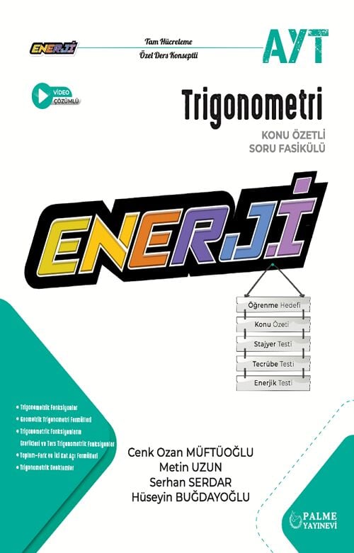 Palme YKS AYT Trigonometri Enerji Konu Özetli Soru Fasikülü Palme Yayınları