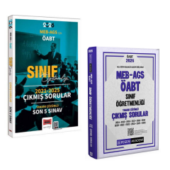 Yargı 2026 MEB AGS ÖABT Sınıf Öğretmenliği 2021-2025 Son 5 Sınav Çıkmış Sorular & ÖABT Sınıf Öğretmenliği Çıkmış Sorular Pegem Seti