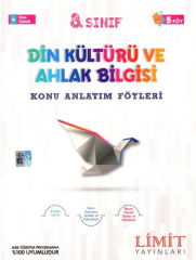 Limit Yayınları 8. Sınıf Din Kültürü ve Ahlak Bilgisi Konu Anlatım Föyleri