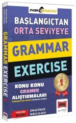 2027 Yargı YDS YÖKDİL YKSDİL TIPDİL Başlangıçtan Orta Seviyeye Grammar Exercise-1 Konu Konu Gramer Alıştırmaları - Erkan Önler