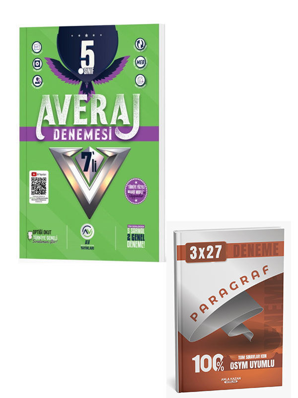Av 2027 5. Sınıf Averaj 7 Deneme+Anla Kazan Paragraf Deneme