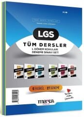 Marka 2025 8. Sınıf LGS Tüm Dersler 1. Dönem Konuları 6 Fasikül 27 Deneme Set Marka Yayınları