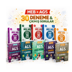 Pegem MEB AGS Tüm Dersler Deneme Sınavı & Dizgi Kitap MEB AGS Tüm Dersler Çıkmış Sorular Seti