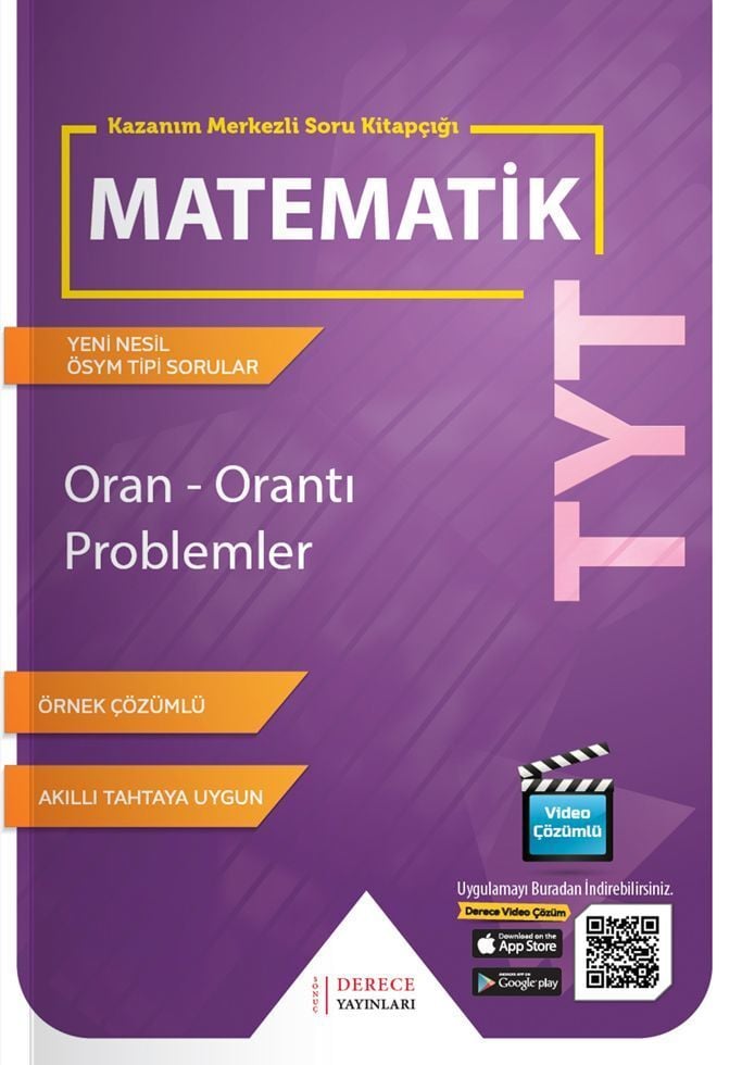 Derece Yayınları TYT Oran Orantı Problemler