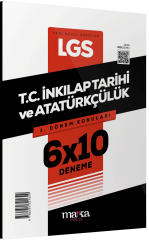 Marka 2025 8. Sınıf LGS 1. Dönem TC İnkılap Tarihi ve Atatürkçülük 6x10 Deneme Marka Yayınları