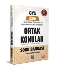 Data Yayınları 2026 GYS Tüm Kamu Kurumları için Ortak Konular Soru Bankası