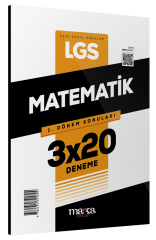 Marka 2025 8. Sınıf LGS 1. Dönem Matematik 3x20 Deneme Marka Yayınları