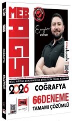 Yargı 2026 MEB-AGS Coğrafya 66 Deneme Çözümlü - Engin Eraydın Yargı Yayınları