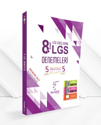 Karekök 8. Sınıf LGS 5 Deneme Karekök Yayınları