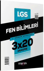 Marka 2025 8. Sınıf LGS 1. Dönem Fen Bilimleri 3x20 Deneme Marka Yayınları