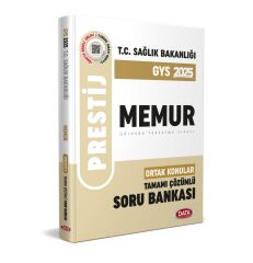 Data Yayınları T.C. Sağlık Bakanlığı Memur VHKİ GYS Tamamı Çözümlü Soru Bankası