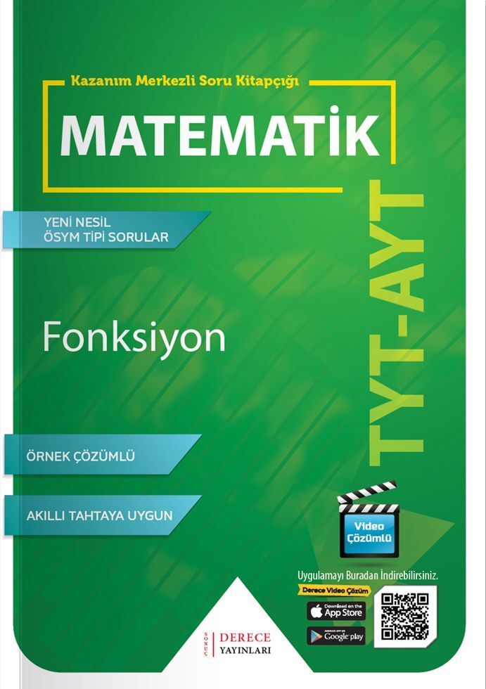 Derece Yayınları TYT AYT Fonksiyonlar