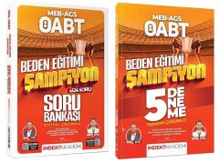 İndeks Akademi 2026 ÖABT MEB-AGS Beden Eğitimi Şampiyon Soru Bankası + 5 Deneme 2 li Set - Murat Aydın İndeks Akademi Yayıncılık