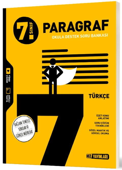 2027 Hız Yayınları 7. Sınıf Paragraf Okula Destek Soru Bankası