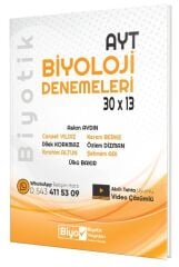 Biyotik Yayınları AYT Biyoloji Biyotik 30 x 13 Denemeleri