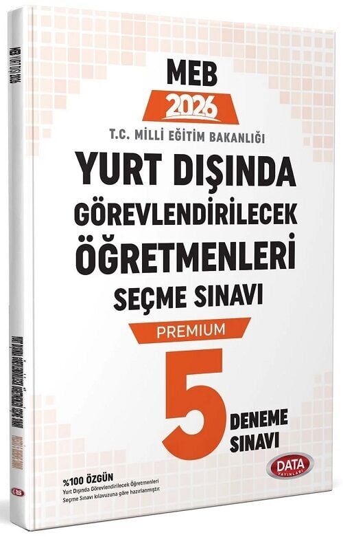 Data 2026 MEB Yurt Dışında Görevlendirilecek Öğretmenleri Seçme Sınavı Premium 5 Deneme Data Yayınları