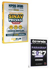 Yediiklim 2026 KPSS Lisans GY GK Türkiye Geneli Sınav Provası Tıpkı Basım 11-12-13 Deneme+ EVP Akademi Paragraf