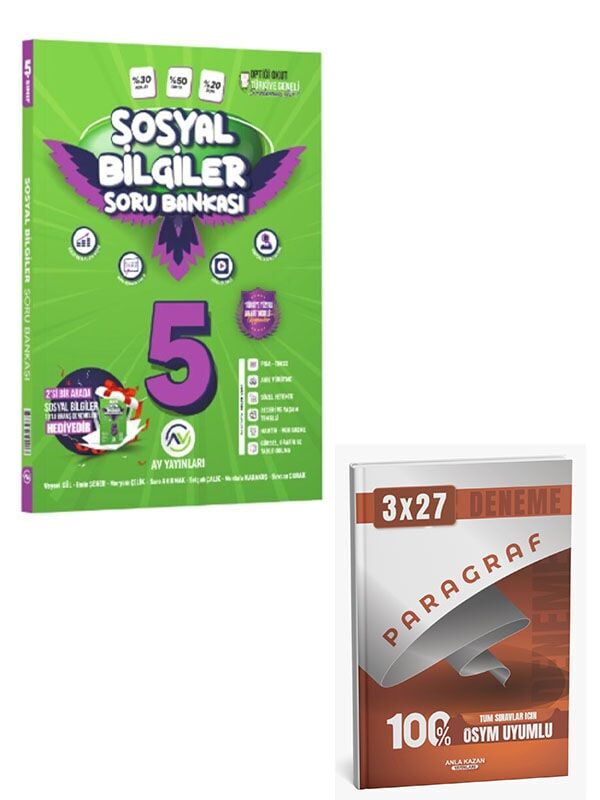 Av 2027 5. Sınıf Sosyal Bilgiler Soru Bankası+Anla Kazan Paragraf Deneme