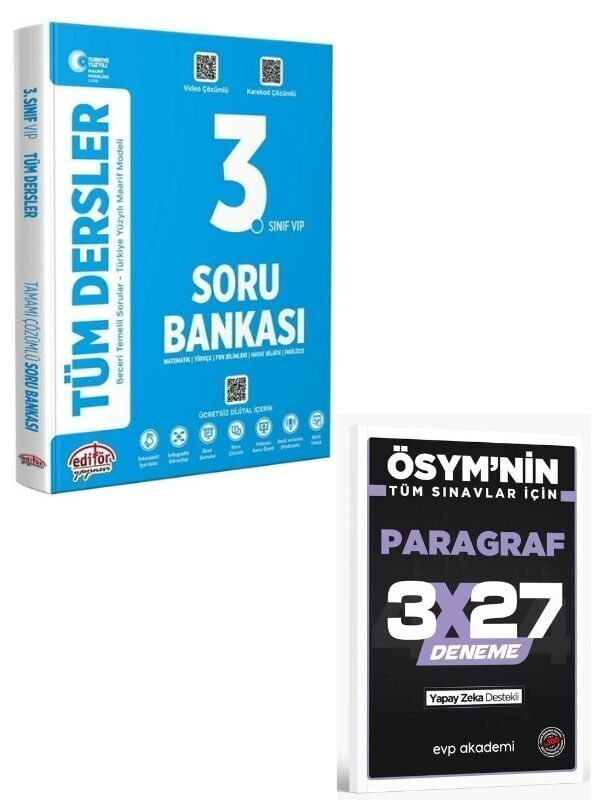 Data Marif Model 2027 7. Sınıf Tüm Dersler Soru Bankası +EVP Akademi Paragraf