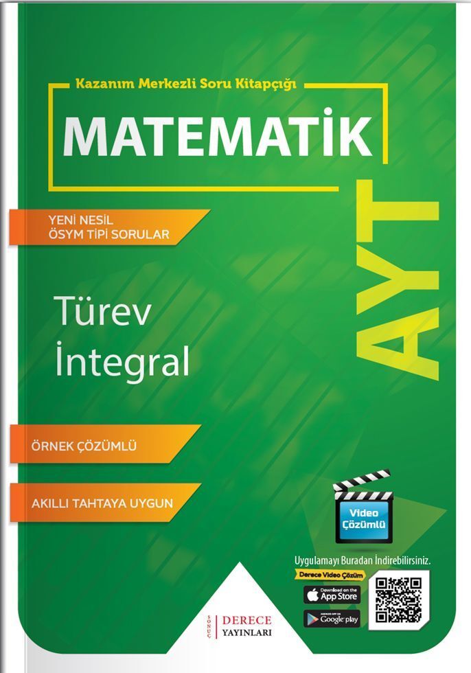 Derece Yayınları AYT Türev İntegral