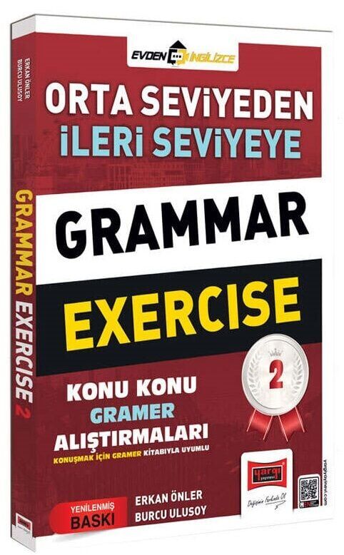 Yargı YDS YÖKDİL YKSDİL TIPDİL Orta Seviyeden İleriye Grammar Exercise-2 Konu Konu Gramer Alıştırmaları - Erkan Önler Yargı Yayınları
